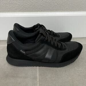Kizik Milan Mens 7/Womens 8.5 Black Handsfree Athletic Sneakers Casual Shoes